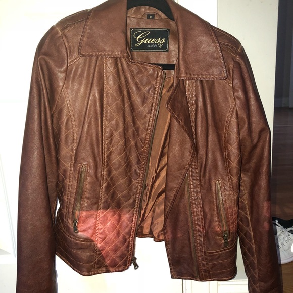 Guess cross-cross ties leather jacket - Picture 2 of 2